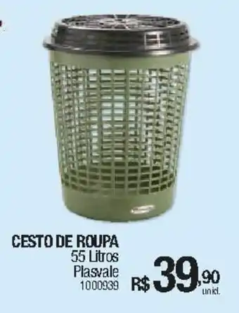 Cesto de Roupa 55 litros
