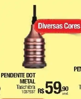 Milium Pendente Dot Metal Diversas Cores oferta
