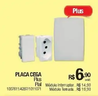 Placa Cega Plus