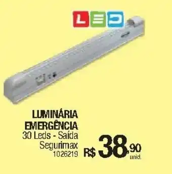 Luminaria Emergencia 30 Leds - Saida