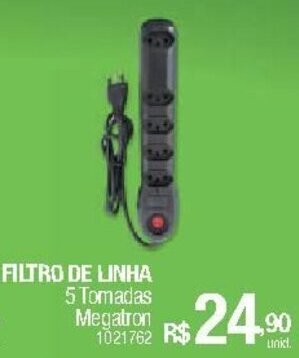 Filtro de Linha 5 Tomadas