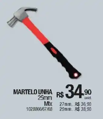 Martelo Unha 25mm