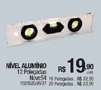 Nivel Aluminio