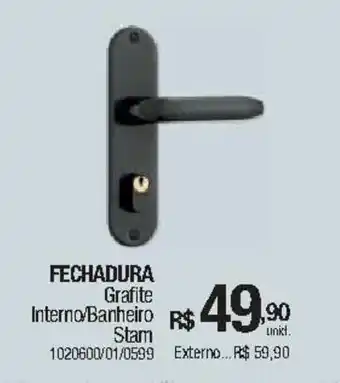 Fechadura Grafite