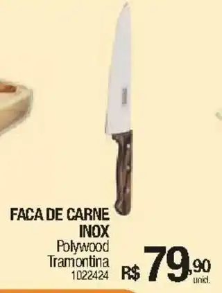 Milium Faca de Carne Inox oferta