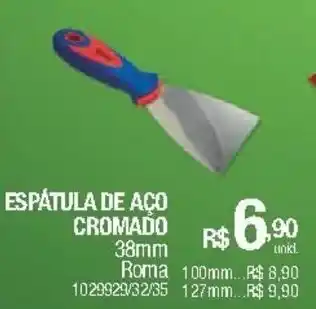 Espatula de Aco Cromado 38mm