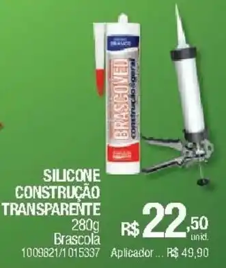 Milium Silicone Construcao Transparente 280g oferta