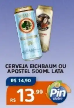 Pinheiro Supermercado Cerveja eichbaum ou apostel lata oferta