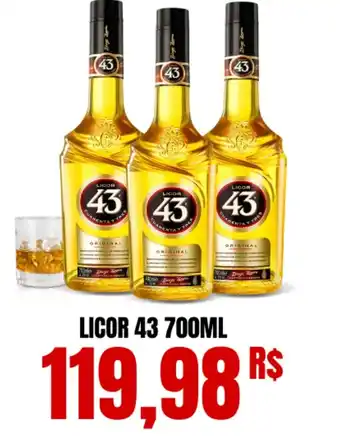 Mercadão Atacadista Licor 43 oferta