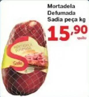 Roldão Mortadela Defumada Sadia peca 1kg oferta