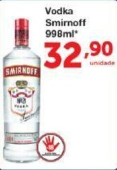 Roldão Vodka Smirnoff 998ml oferta