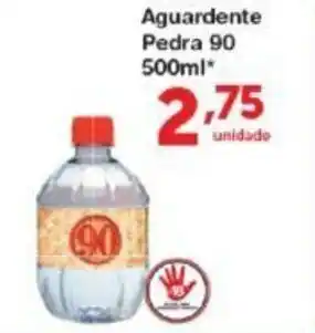 Roldão Aguardente Pedra 90 500ml oferta