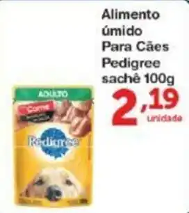 Roldão Alimento umido para caes Pedigree sache 100g oferta