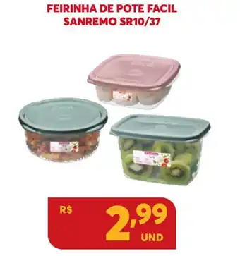 Atacadão Centro Sul Feirinha de Pote Facil Sanremo SR10/37 oferta