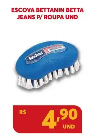 Atacadão Centro Sul Escova Bettanin Betta Jeans p/ Roupa und oferta