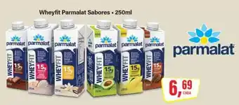 Rede Supermarket Wheyfit Parmalat Sabores oferta