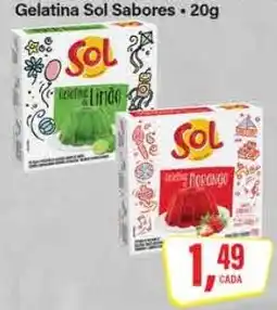 Rede Supermarket Gelatina Sol Sabores oferta