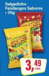 Rede Supermarket Salgadinho Fandangos Sabores oferta
