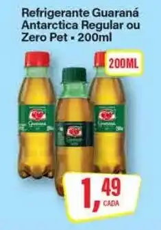 Rede Supermarket Refrigerante Guaraná Antarctica Regular ou Zero Pet oferta
