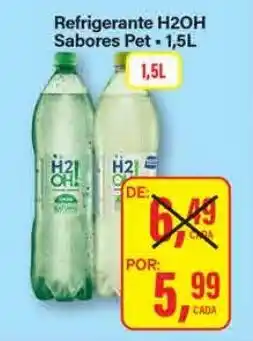 Rede Supermarket Refrigerante H2OH Sabores Pet oferta