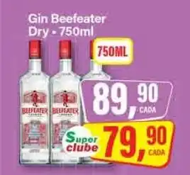 Rede Supermarket Gin Beefeater Dry oferta