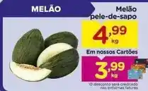 Carrefour Melão pele-de-sapo oferta