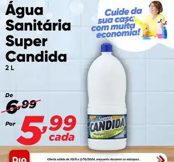 Dia Super candida - água sanitária oferta