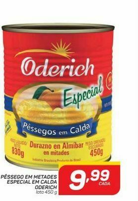 GBarbosa Pêssego em calda oderich oferta