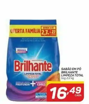 GBarbosa Detergente em pó brilhante 2.2 kg oferta