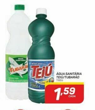 GBarbosa Água sanitária teiú 1 litro oferta