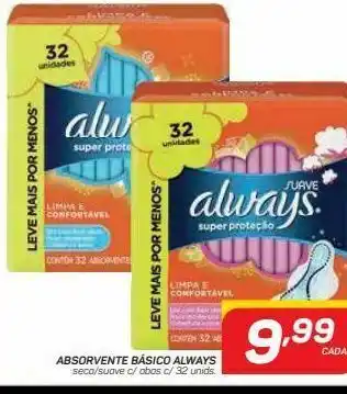 GBarbosa Absorvente always 32 un oferta
