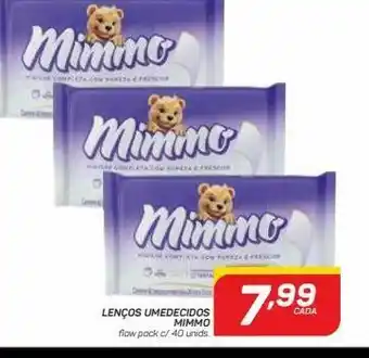 GBarbosa Lenços umedecidos mimmo 40 un oferta