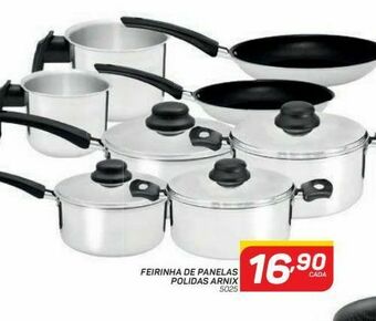 Feirinha de panelas polidas arnix