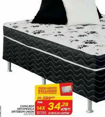 Cama box ortopédica bortobom union