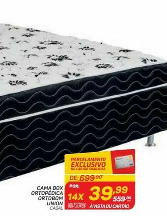 GBarbosa Cama box ortopédica ortobom union casal oferta