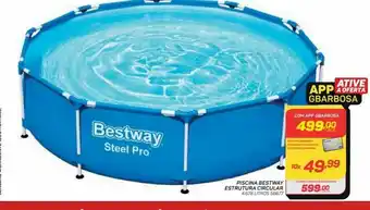 Piscina tubular bestway estrutura circular