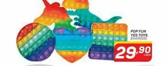 Pop fun yes toys