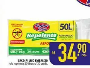 Mercantil Rodrigues Sacos de lixo embalixo repelente oferta