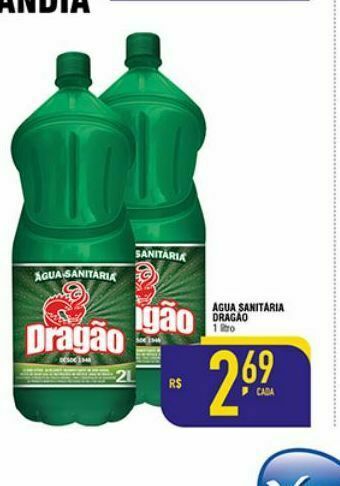 Mercantil Rodrigues Água sanitária dragão oferta