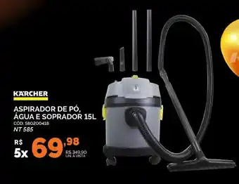 Karcher Aspirador de po Agua E Soprador 15L