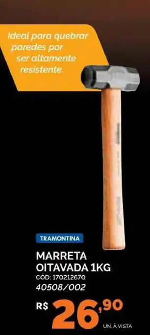 Tramontina Marreta Oitavada 1kg