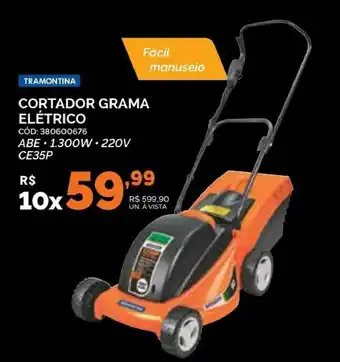 Carajás Tramontina Cortador Grama Eletrico 220V oferta