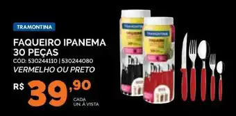 Carajás Tramontina Faqueiro Ipanema 30 pecas oferta