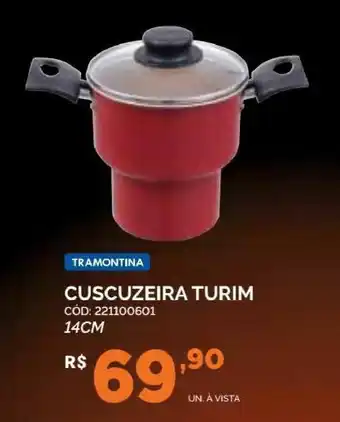 Carajás Tramontina Cuscuzeira Turim 14cm oferta
