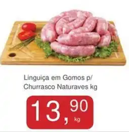 Mineirão Atacarejo Linguiça em Gomos p/ Churrasco Naturaves oferta