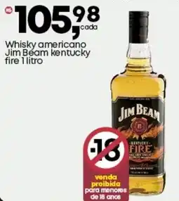 Whisky americano Jim Beam kentucky fire