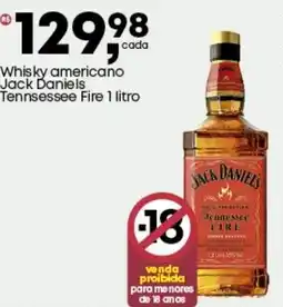 Whisky americano Jack Daniels Tennsessee Fire