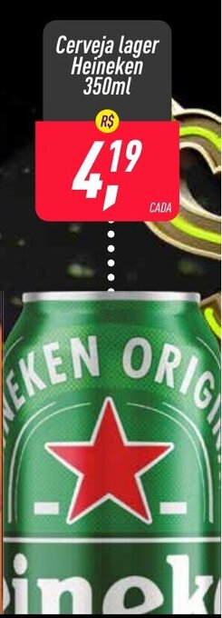 Frangolândia Cerveja Lager Heineken 350ml oferta