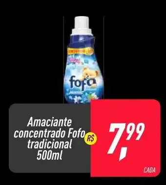 Amaciante concentrado Fofo tradicional 500ml