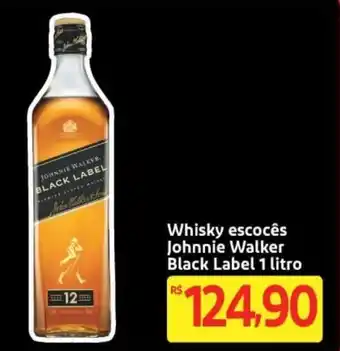 Extra Supermercado Whisky Escoces Johnnie Walker Black label 1L oferta